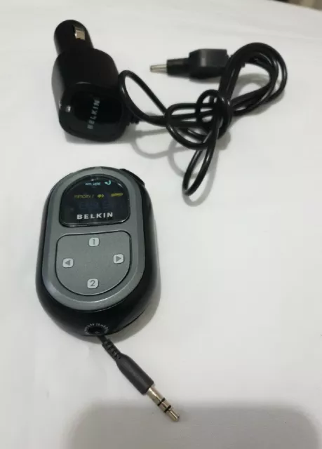 Belkin TuneCast® FM Transmitter With 3.5mm Jack And Car Power Adaptor
