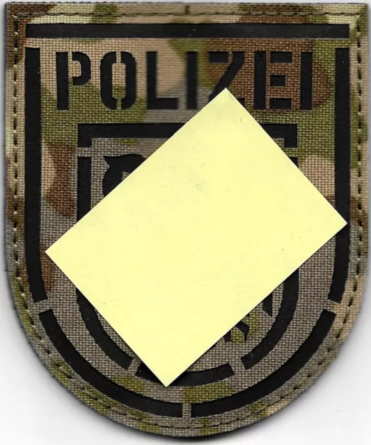 BundesPolizei ca.15 Ja. TARN Klett GSG-9 Abzeichen BGS Patch Polizei CAMOUFLAGE