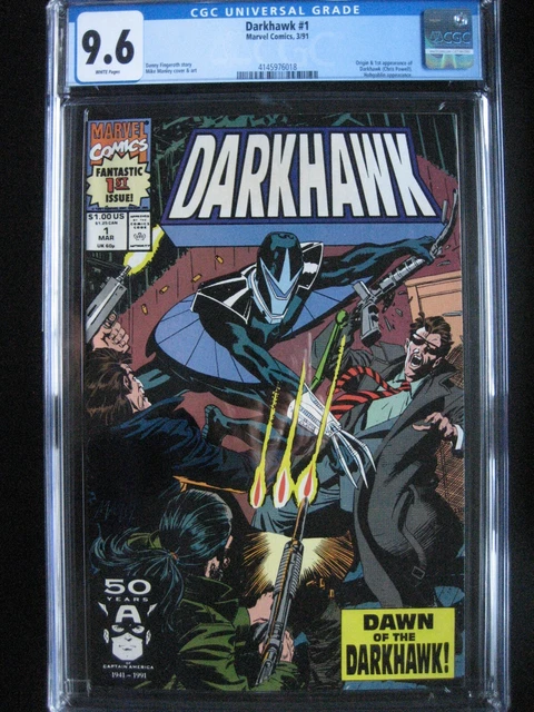 Darkhawk #1 CGC 9.6 WP Marvel 1991 Origin & 1st app Darkhawk (Chris Powell)