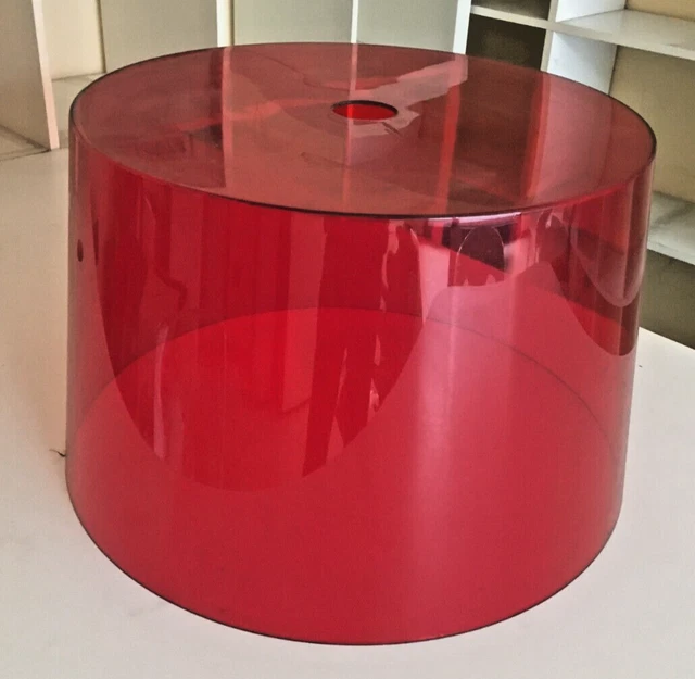 LAMPADARIO PEDRALI SOSPENSIONE L001S/BA ROSSO LAMPADA DESIGN METACRILIATO 52 cm