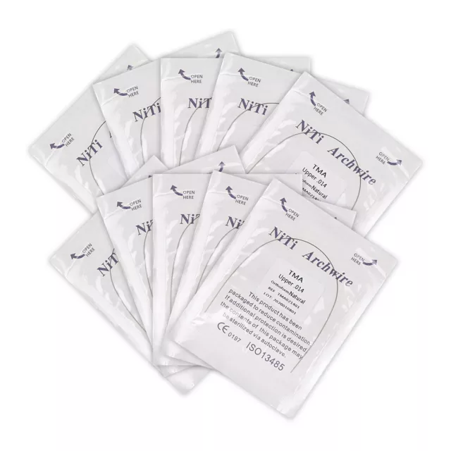Dental Orthodontic TMA Titanium Molybdenum Alloy Arch Wire Round Ovoid/Natural