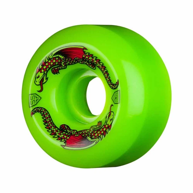 Powell Dragon Formula 93A Skateboard Wheels Dragons Green 55mm x 35mm