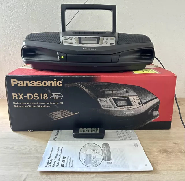 Poste Radio Lecteur Cd, Cassette PANASONIC RX-DS18 Boombox Ghettoblaster