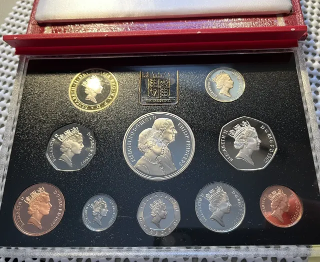 1997 United Kingdom Proof Coin Collection ( 10 Coins ) Royal Mint