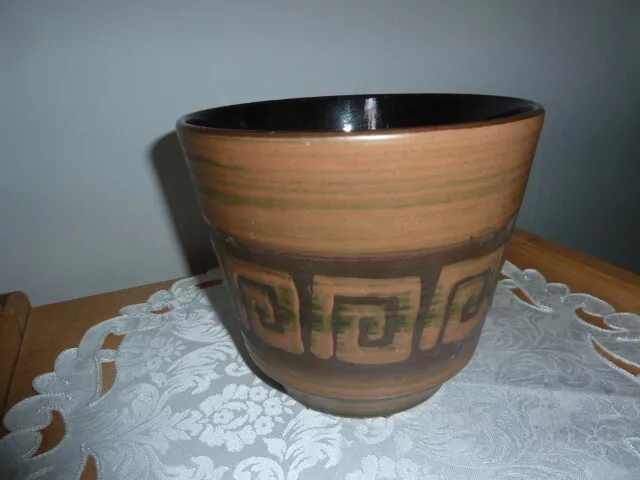 60er 70er Keramik Übertopf Blumentopf flower pot Fat Lava midcentury