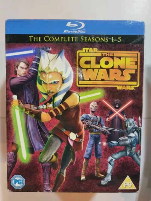 PicClick　$164.56　Complete　Wars　the　(Blu-ray)　Seasons　1-5　AU　THE　WARS:　STAR　Clone