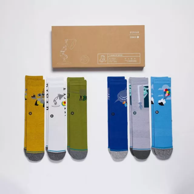 New Pixar STANCE Collection mens crew socks Large size Free shipping