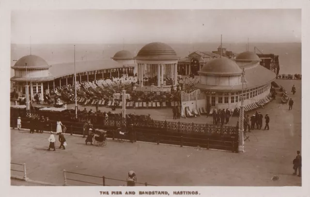 HASTINGS (Sussex) : The Pier and Bandstand RP