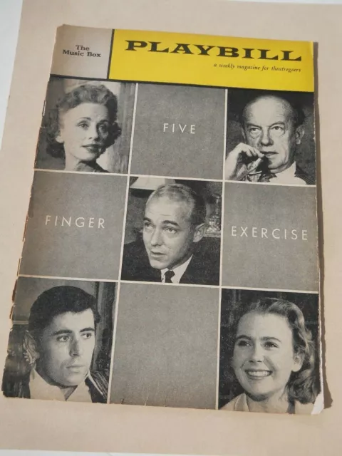 Feb. 15 - 1960 - Music Box Theatre Playbill -  Five Finger Exercise