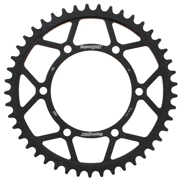Supersprox Rear Steel Sprocket 45T Black RFE-480-45-BLK