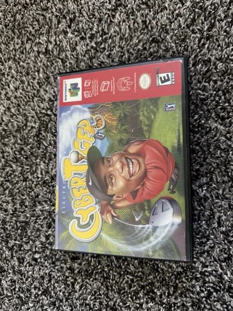 CYBER TIGER NINTENDO 64 N64 Auténtica Caja y Juego EUR 51,62