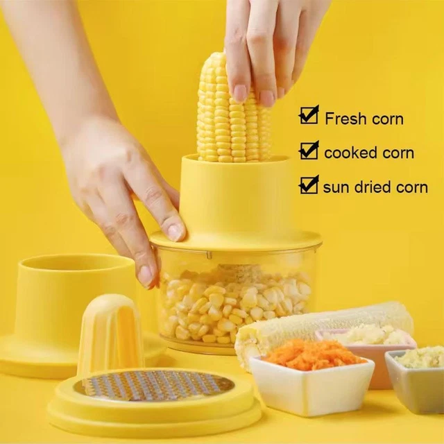 QUICK CORN KERNELS Corn on the Cob Ergonomic Remover Tools H6X7 £16.34 ...