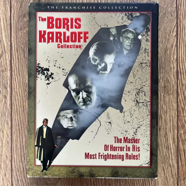 The Boris Karloff Collection - 5 Chilling Horror Classics! DVD 3 Discs R1 Movies