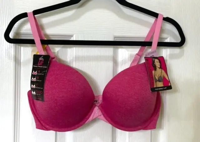 Lily of France bra 36D pink your perfect lift new with tags