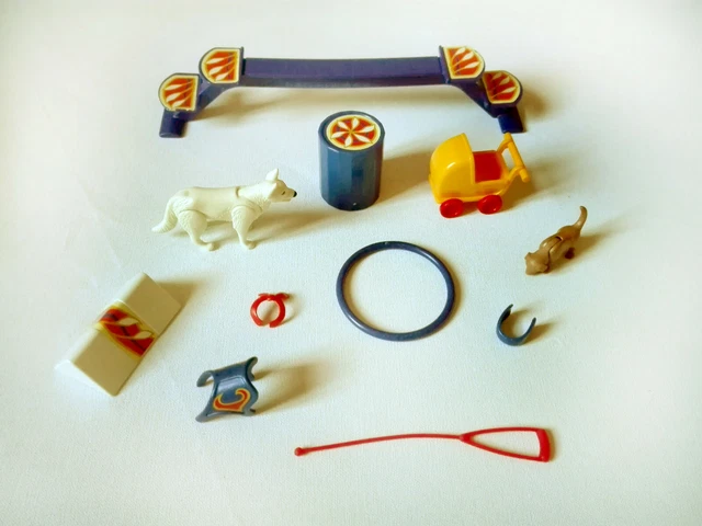 PLAYMOBIL Vintage City Cirque - Lot Jongleurs, Clowns, Dresseur, Chiens, Podium 3513 #2