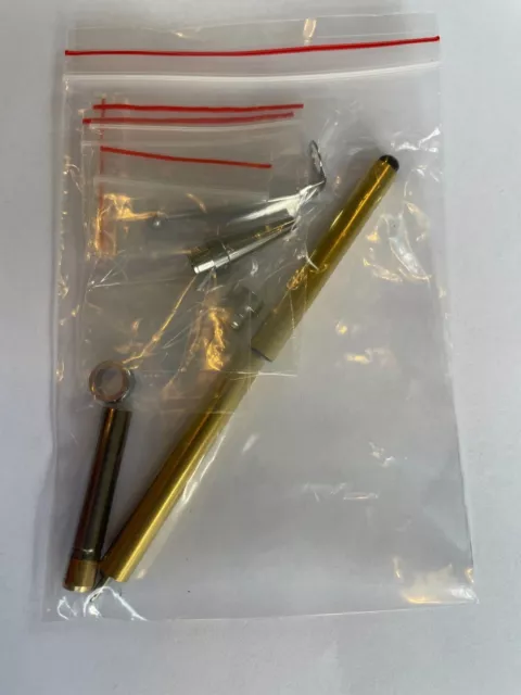 10 Fancy Slimline Pen Kits Woodturning - Gold, Gun Metal, Copper or Chrome 3