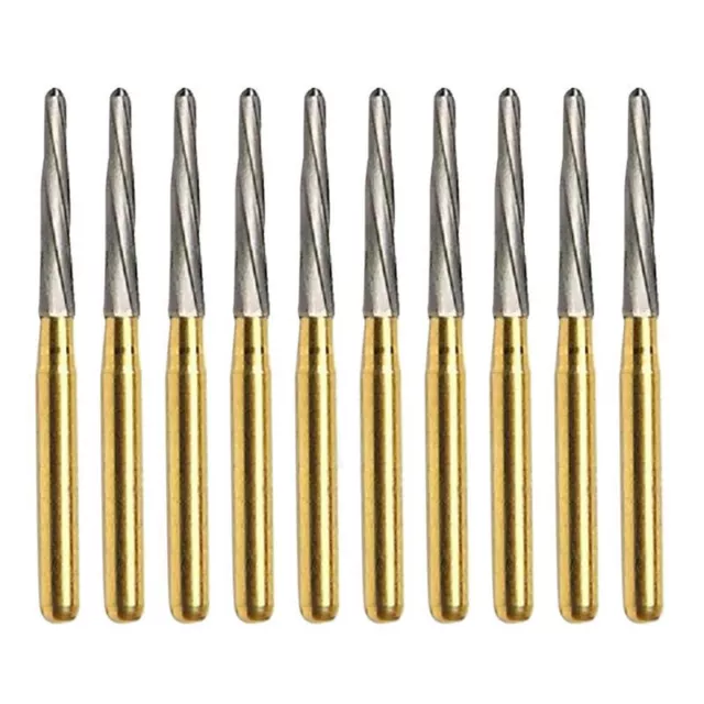 10pcs Dental Trimming Finishing Burs Carbide FG ENDO-Z Dentistry Surgery Tools