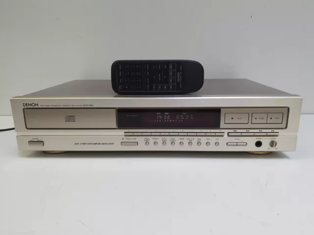 DENON DCD-860 + RC-266 90er CD-Player HiFi Stereo High End Baustein Anlage Schön 2