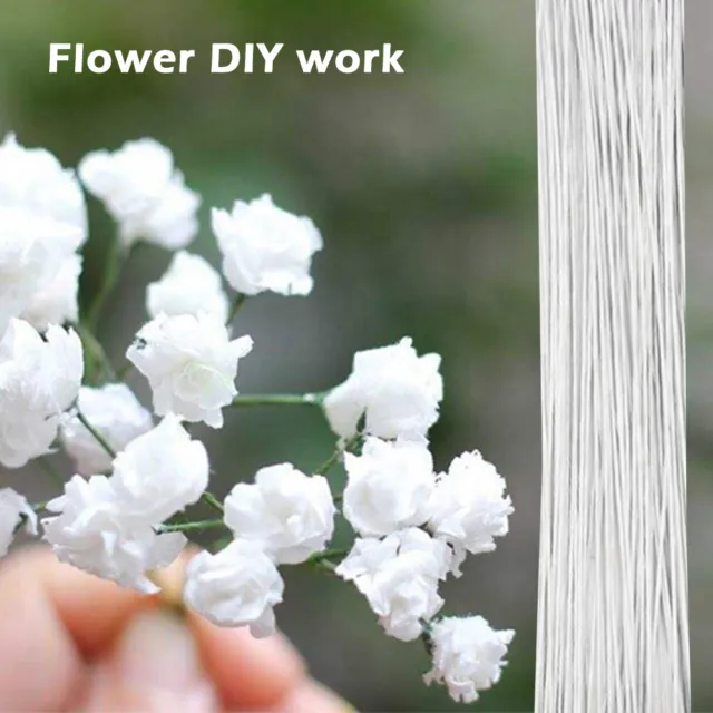 Bouquet Accessories Paper Wrapped Floral Wire Stems Florist Flower DIY