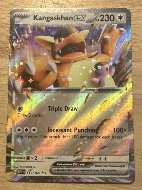 KANGASKHAN EX - 115/165 SV2A Japanese Pokemon Card 151 - Holo Pokemon Card  $5.99 - PicClick AU