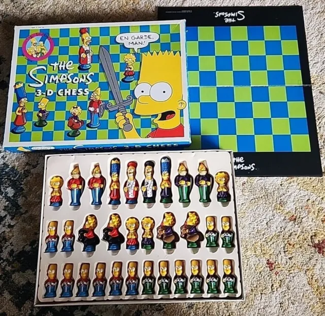 The Simpsons 3D Chess Board Game