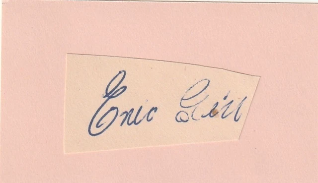 ERIC GILL BRIGHTON & HOVE ALBION CHARLTON ATHLETIC autograph hand signed cutting