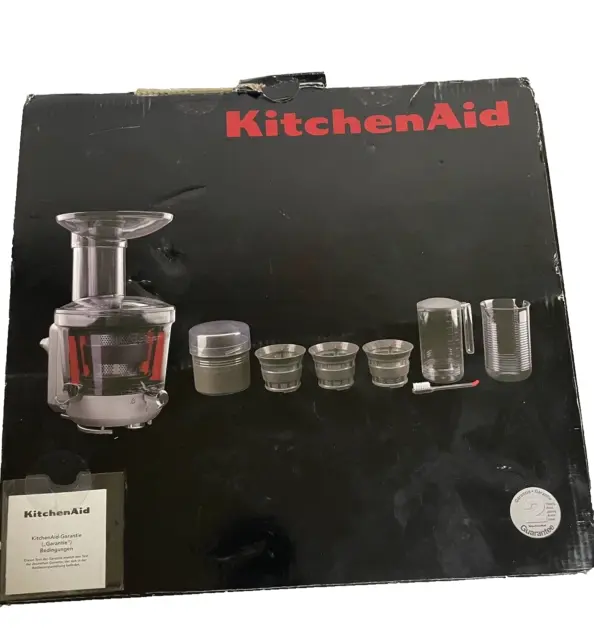 KitchenAid 5KSM1JA Slowjuicer,Entsafter-Aufsatz,-Vorsatz,Küchenmaschinen