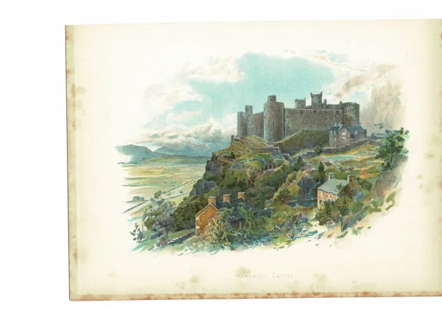 Harlech Castle, Wales, Book Illustration (Print), c1895