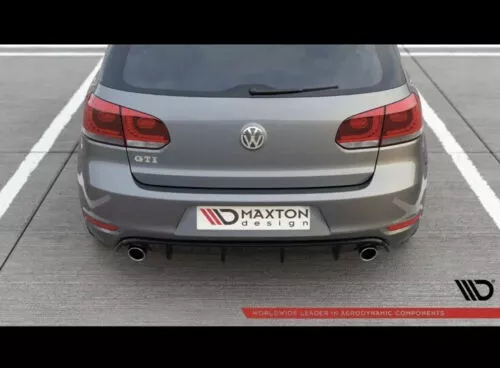Heckdiffusor GTI Look für VW Golf 6 GTI / GTD Heckansatz Maxton Design ABE