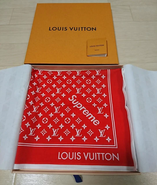 supreme x louis vuitton monogram bandana