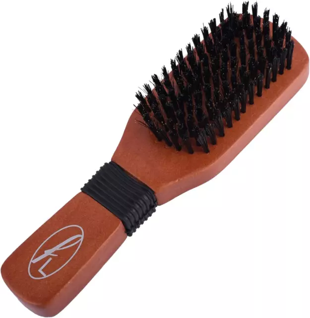 Fine Lines - Paddle Bristle Brush | Boar and Nylon Bristle Hair Brush | Soft for