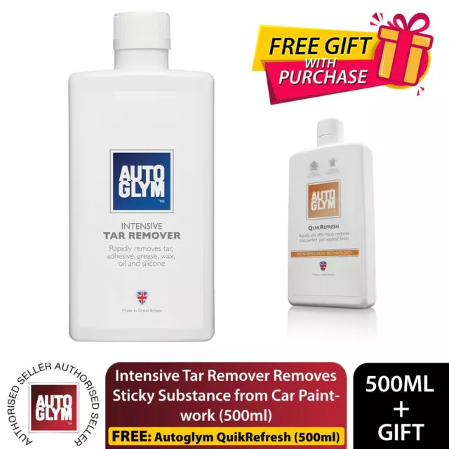 Autoglym Intensive Tar Remover Removes Sticky Substance from Car Paintwork 500ml