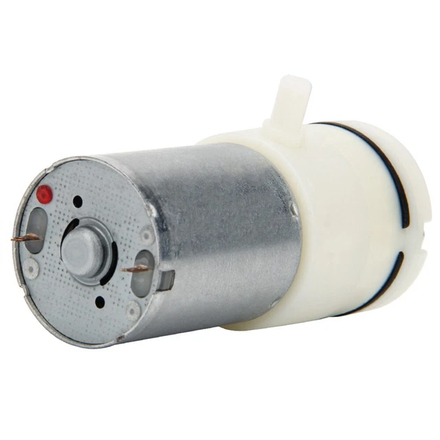 Mini Pompe à Vide DC 12V - Micro Moteur 370, Pour Robot Nettoyeur, Aspiration Pression Négative (Câble ~15 Cm)