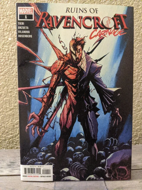 RUINS of RAVENCROFT CARNAGE # 1 NM+ 1st APPEARANCE CORTLAND KASADY VENOM