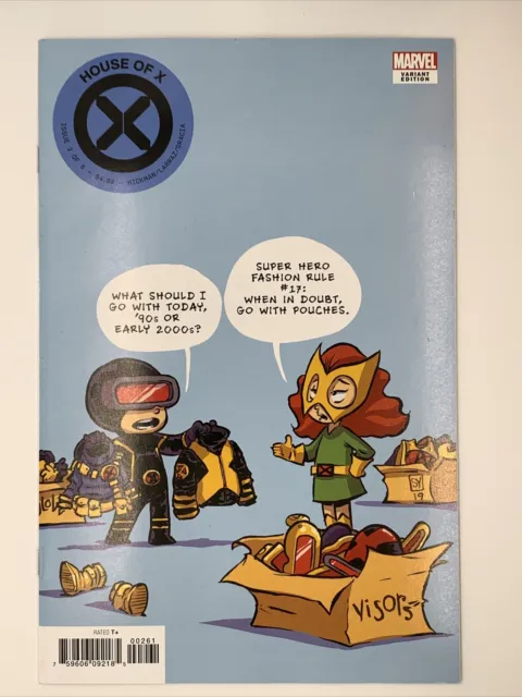 Marvel Comics X-Men HOUSE OF X #2 SKOTTIE YOUNG Variant Cover