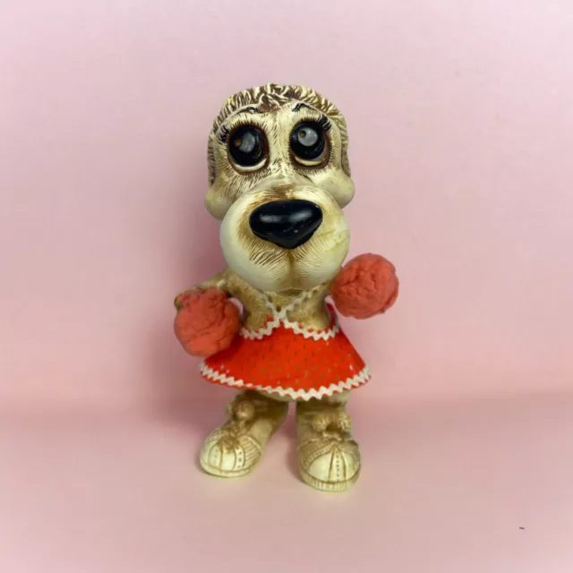 Vintage Creative Mfg Inc 1977 Money In The Bank Female Dog Cheerleader Bank