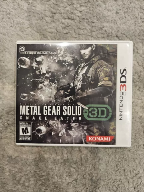 Metal Gear Solid 3D: Snake Eater Nintendo 3DS - Rare - CIB - Tested and Working Metal Gear Solid 3D: Snake Eater Nintendo 3DS - Rare - CIB - Tested and Working