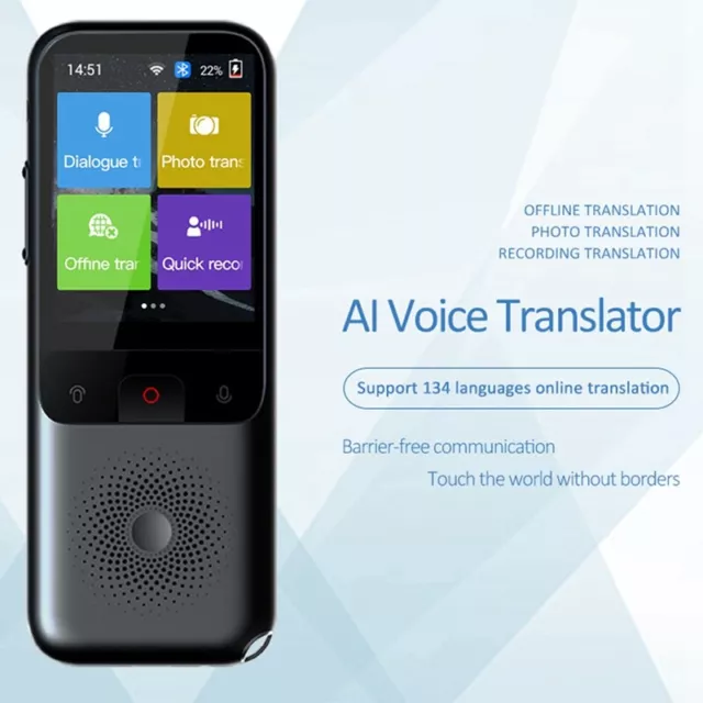 T11 Translator Intelligent Voice Translator 134 Languages Online5659