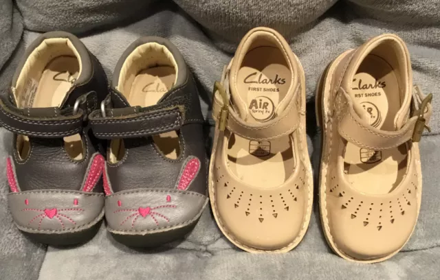 Clarks size 3 deals baby shoes