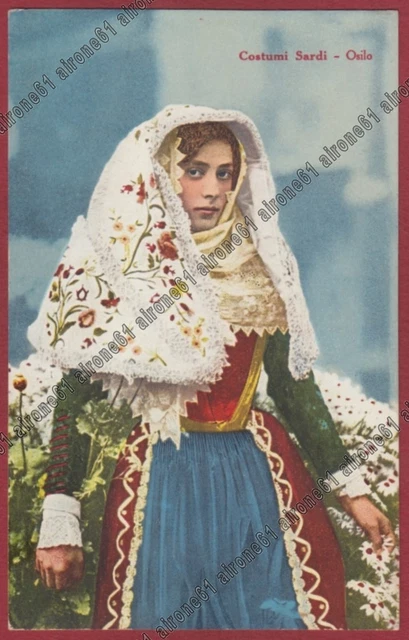 SARDEGNA COSTUME COSTUMI 139 OSILO Cartolina Edizione ALTEROCCA