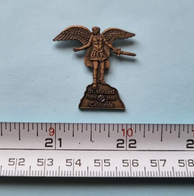 St. Michael California Knights Of Columbus Chevaliers De Colomb 3D Pin # Ss695