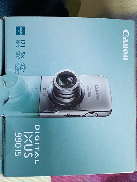 Canon IXUS 990 is 12.1MP DIGITAL CAMERA + CASE Silver (Uk delivery only)