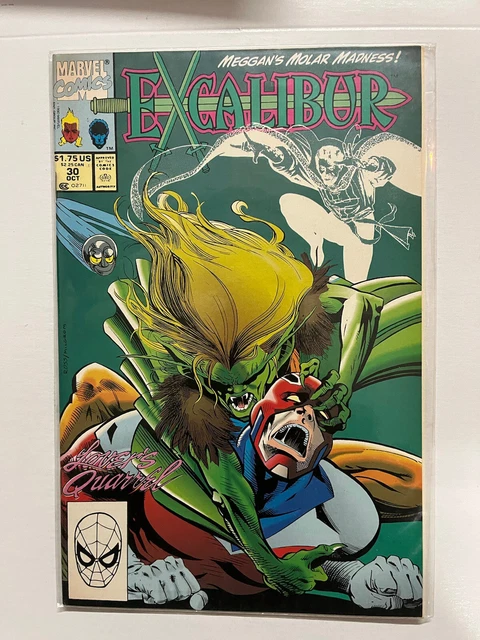 Excalibur 30 Marvel Comics October 1990 Meggans Molar Madness Dr Strange