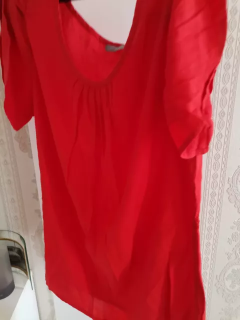 Damen sommer bluse von Suisses 36 gr Rot