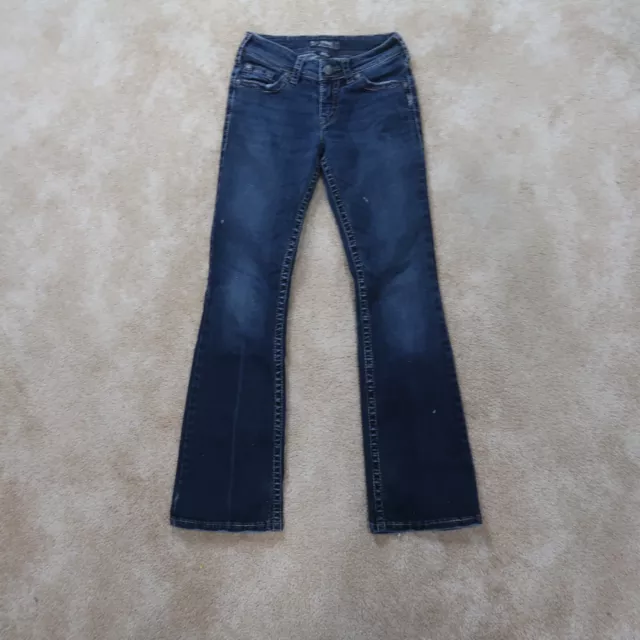 Silver Suki Surplus Bootcut Jeans Women's Size 26x32 Blue Denim Low Rise