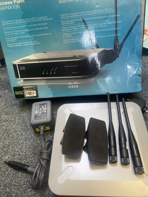 Cisco WAP WAP4410N Wireless-N Access Point With Power Over Ethernet uk #210