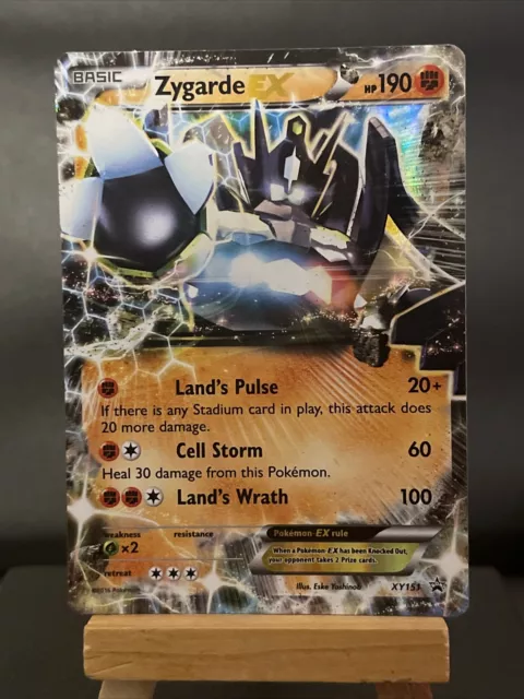 Pokemon Card Zygarde EX XY151 Black Star Promo Light Play