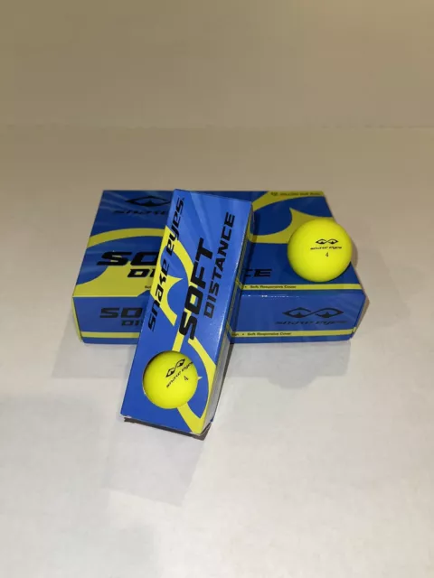 New Snake Eyes Soft Distance Golf Balls Yellow Golf Ball