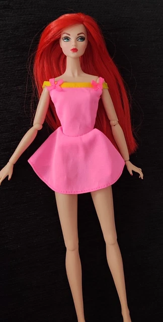 Muñecas Barbies De ColecciÃ³n De Los 90 VESTIDO CON Lazos Original