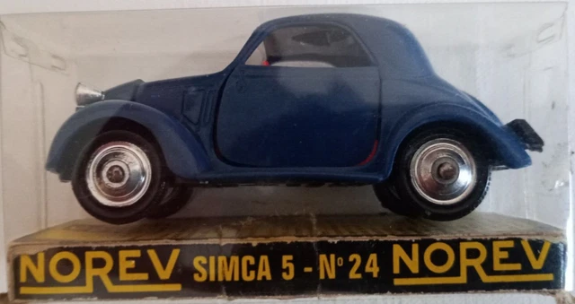 VERCOR Spain Seat 124 N°431 – Voiture Friction 14,5 Cm Bleue – Neuve En Boîte